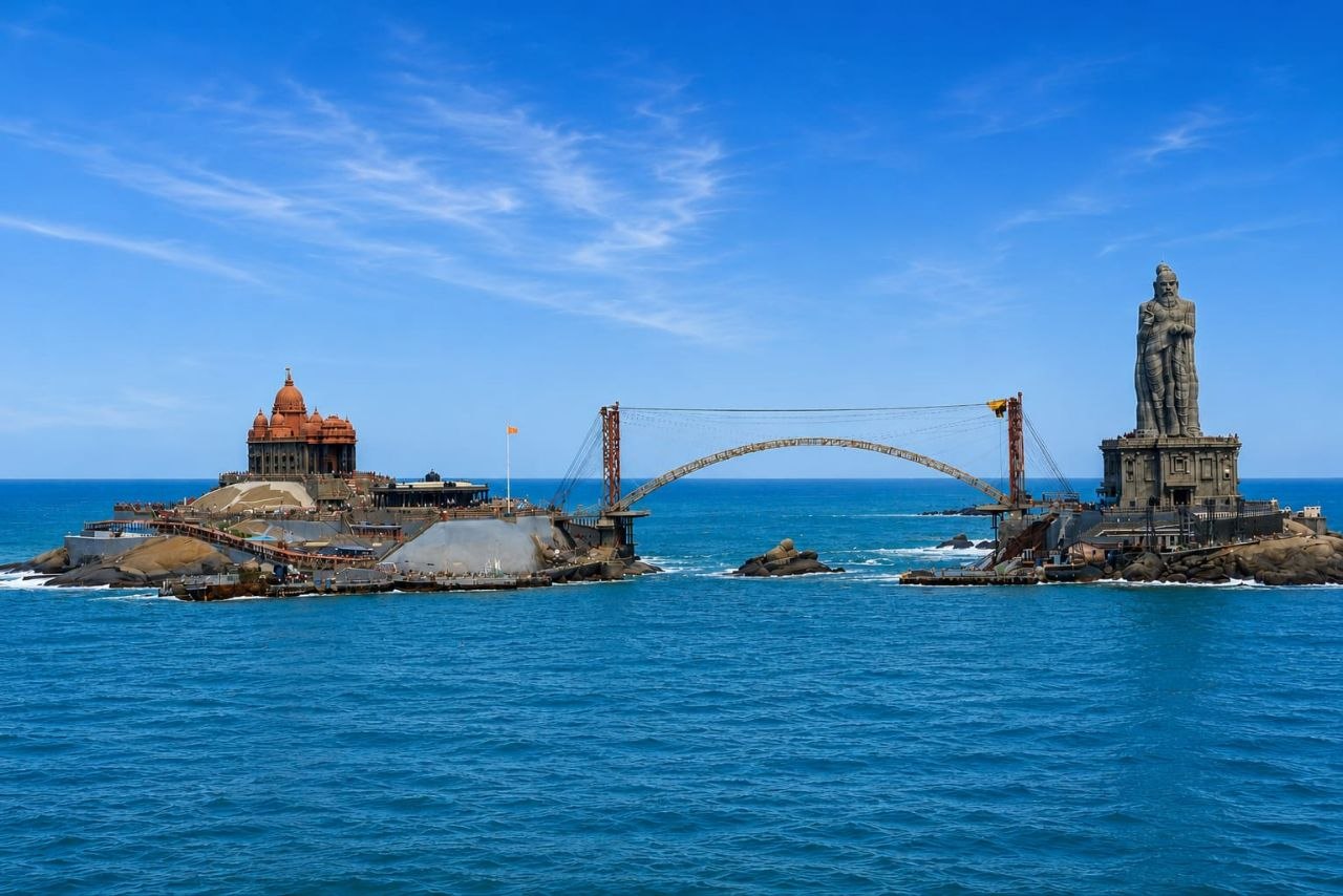 Vivekananda Rock Memorial and Thiruvalluvar Statue